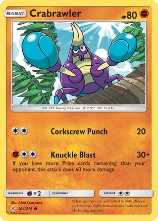 Crabrawler/214 - SM  Unbroken Bonds
