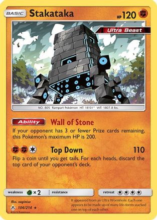Stakataka 106/214 - SM  Unbroken Bonds
