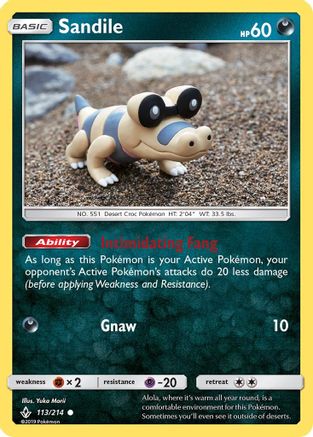 Sandile (113) 113/214 - SM  Unbroken Bonds