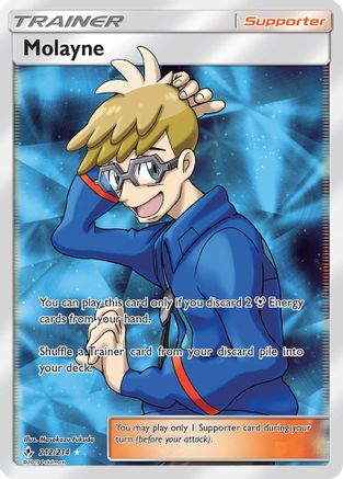 Molayne (Full Art)/214 - SM  Unbroken Bonds Holofoil