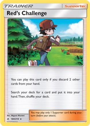 Red's Challenge - 184/214 (SM - Unbroken Bonds) - Deck Exclusives