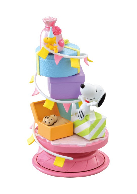 Snoopy Spiral Diorama (1 Random Box) (Re-ment Blind Box)