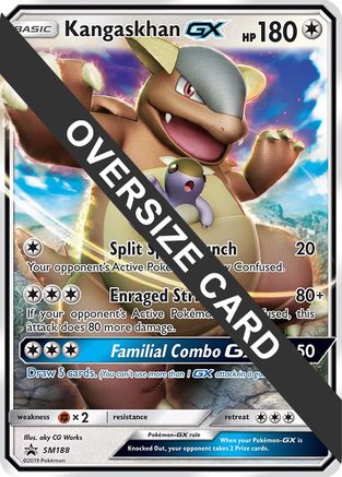 Kangaskhan GX - SM188 (SM Black Star Promo) - Jumbo Cards Holofoil