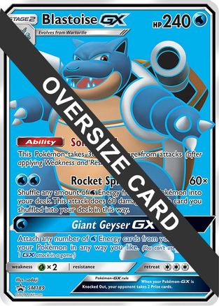 Blastoise GX - SM189 (Black Star Promos) - Jumbo Cards Holofoil