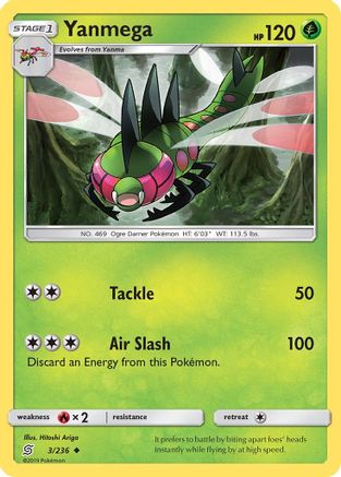 Yanmega/236 - SM  Unified Minds Reverse Holofoil