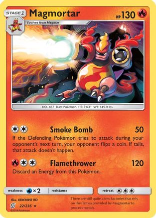 Magmortar/236 - SM  Unified Minds Reverse Holofoil