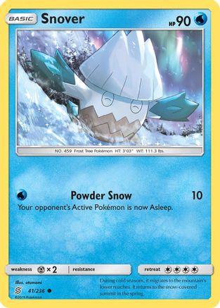 Snover 41/236 - SM  Unified Minds Reverse Holofoil