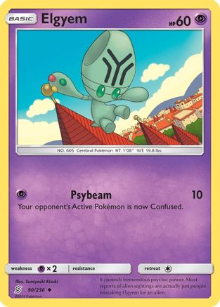 Elgyem/236 - SM  Unified Minds Reverse Holofoil