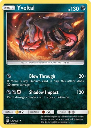 Yveltal 139/236 - SM  Unified Minds