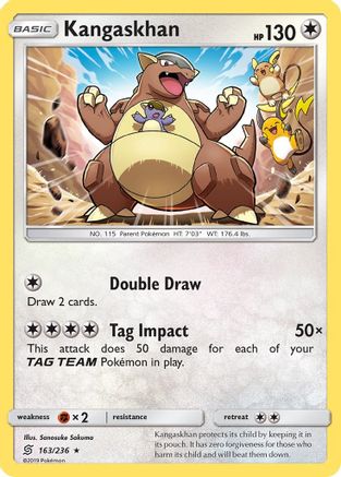 Kangaskhan 163/236 - SM  Unified Minds