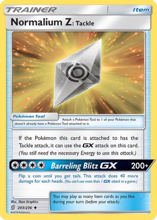 Normalium Z: Tackle/236 - SM  Unified Minds