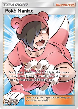 Poke Maniac (Full Art)/236 - SM  Unified Minds Holofoil