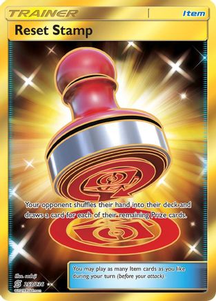 Reset Stamp (Secret)/236 - SM  Unified Minds Holofoil