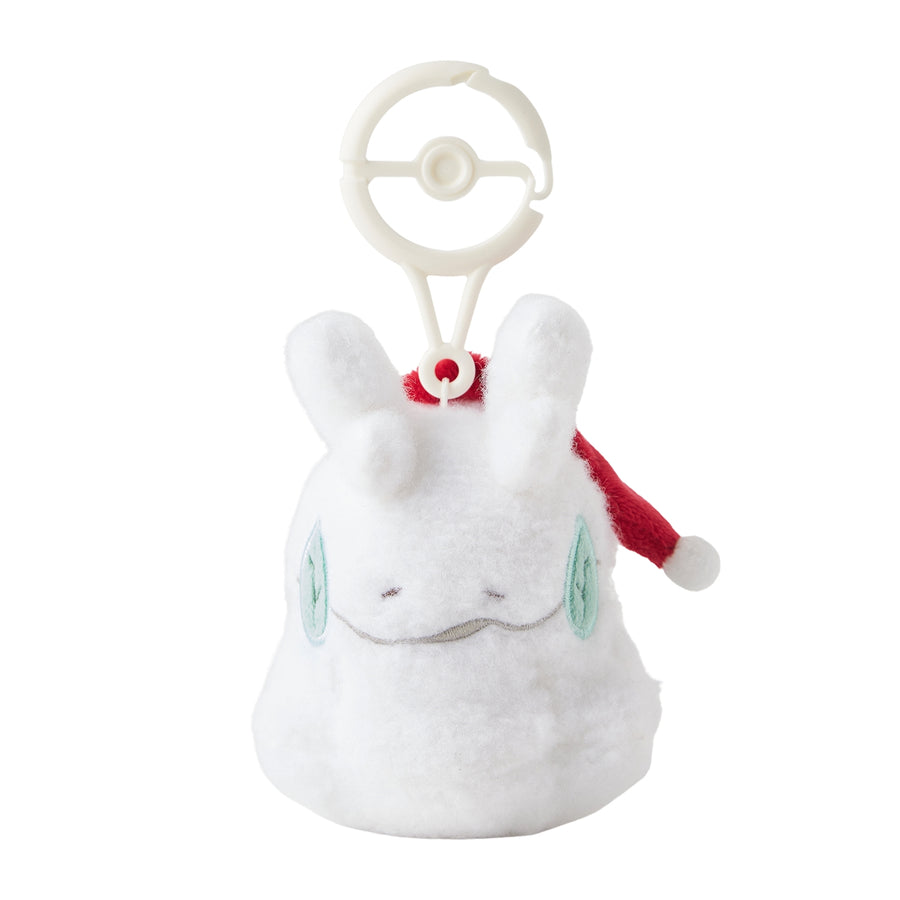 Holiday Blessing Goomy Snowman Plushie Keychain (Pokemon Center Japan)