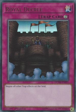 Royal Decree (DUDE-EN051) - Duel Devastator 1st Edition
