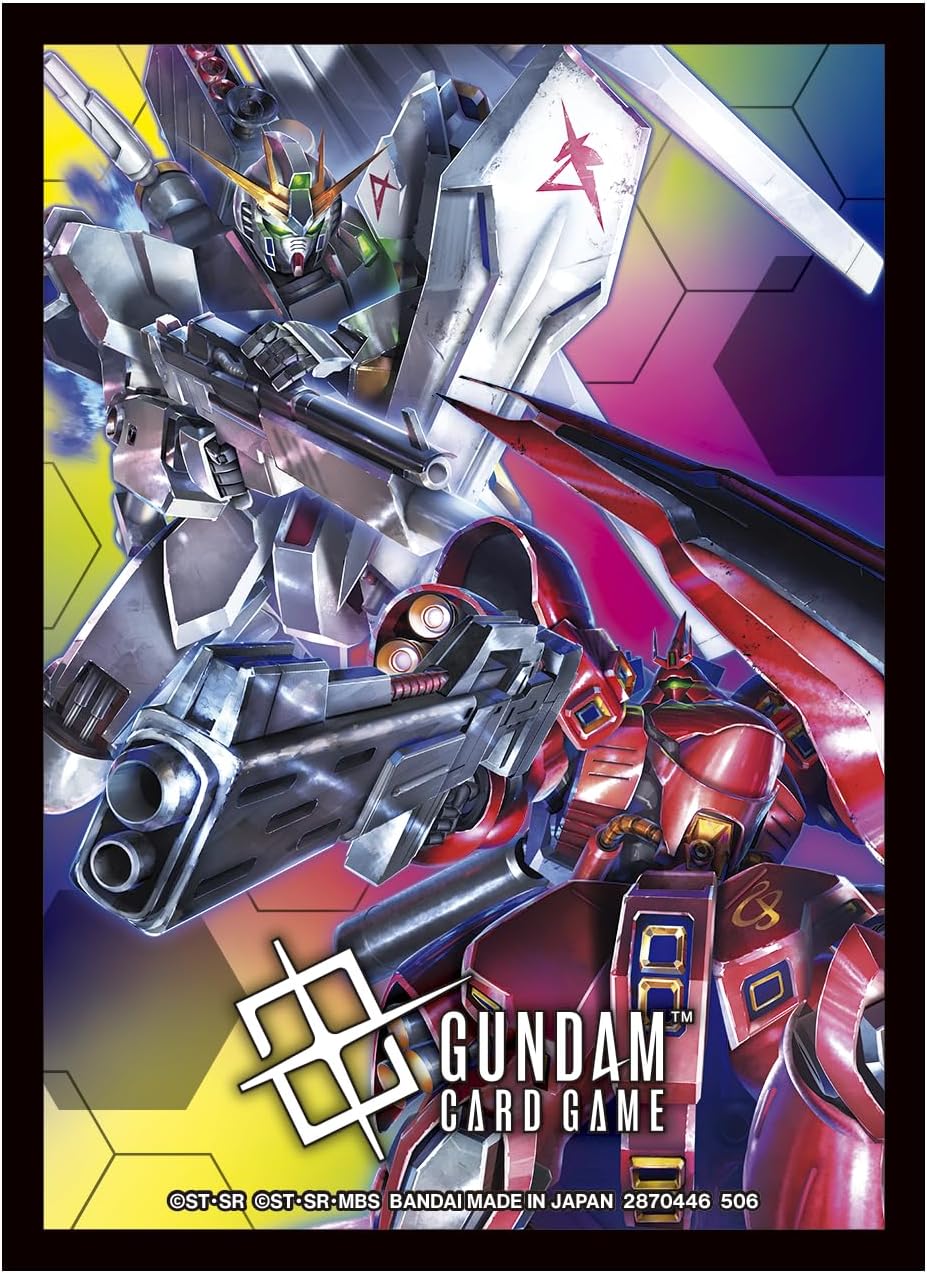 [PREORDER] Gundam Card Game - Official Card Sleeves 02 - Nu Gundam VS Sazabi - 2026-09-25