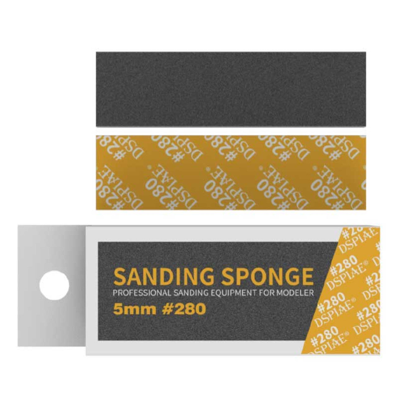 DSPIAE 5mm #280 Sanding Sponge 5 Pcs