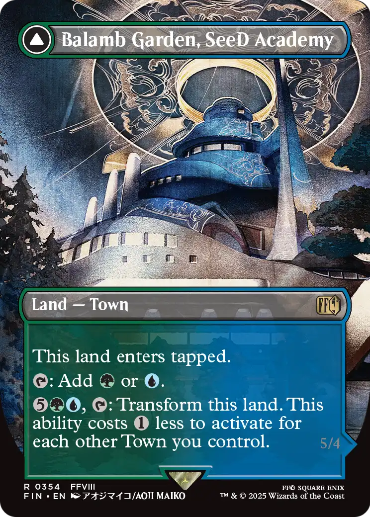Balamb Garden, SeeD Academy (Borderless) (FIN-354) [FINAL FANTASY] Foil