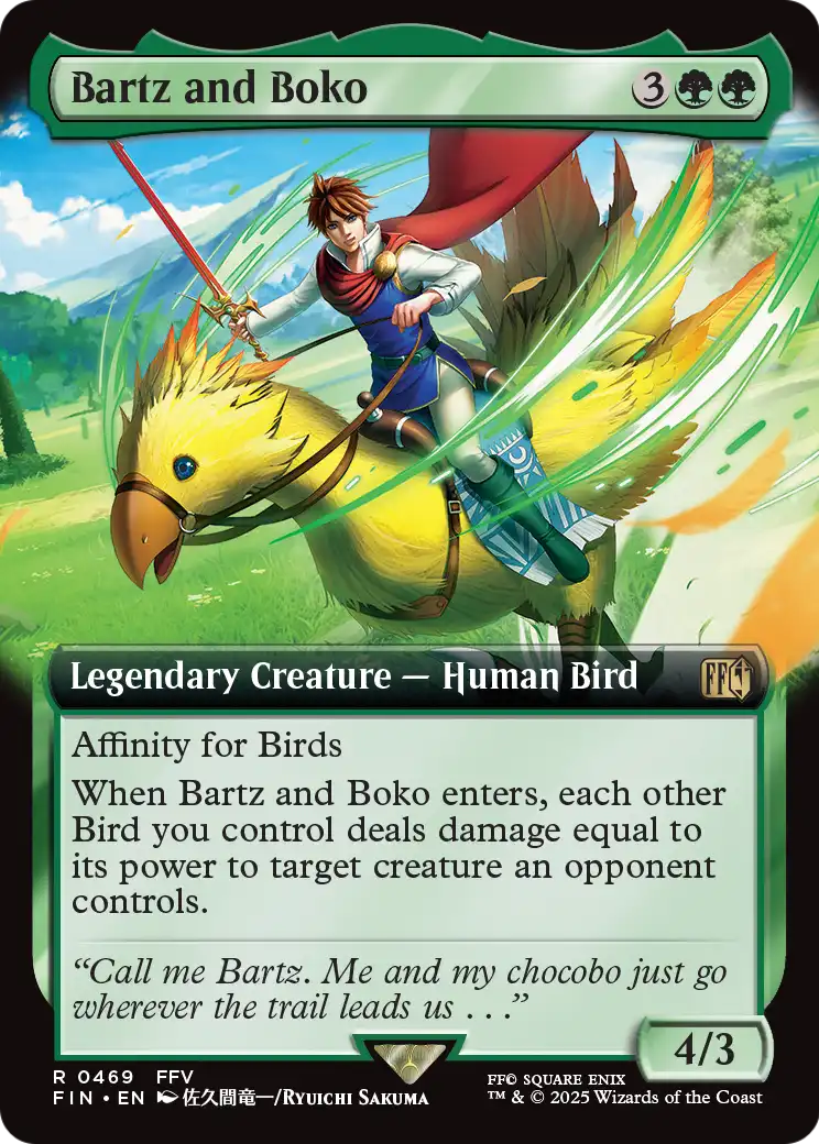 Bartz and Boko (Extended Art) (FIN-469) [FINAL FANTASY]