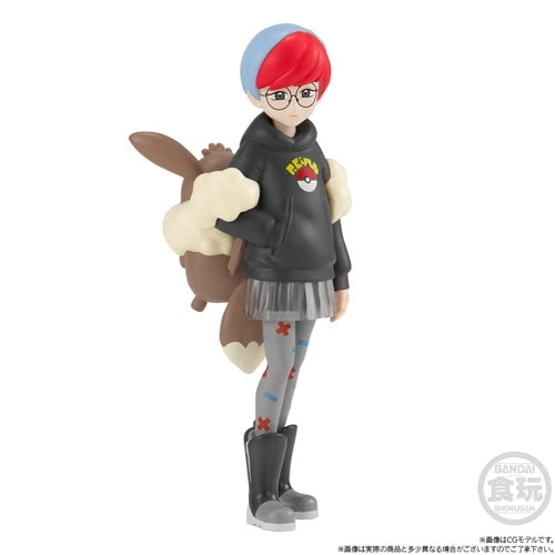 Pokemon Scale World - Paldea Region - Penny and Sylveon Figure