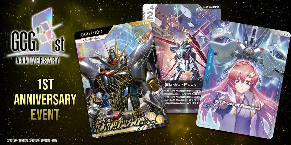 Gundam Card Game 1st Anniversary Event (Sep 12th @1PM)