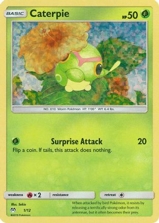 Caterpie - 1/12/12 - McDonalds Promos 2019 Holofoil