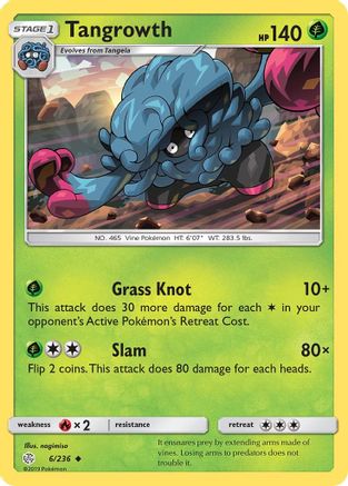 Tangrowth/236 - SM  Cosmic Eclipse Reverse Holofoil