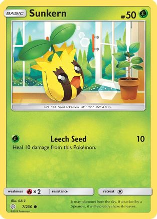 Sunkern/236 - SM  Cosmic Eclipse Reverse Holofoil