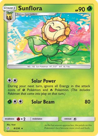 Sunflora 8/236 - SM  Cosmic Eclipse