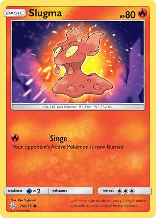 Slugma 26/236 - SM  Cosmic Eclipse