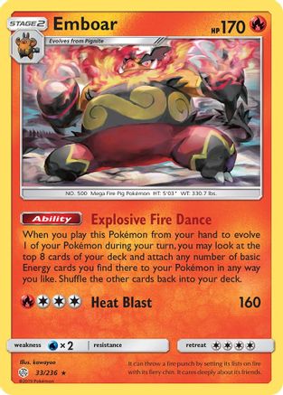 Emboar 33/236 - SM  Cosmic Eclipse