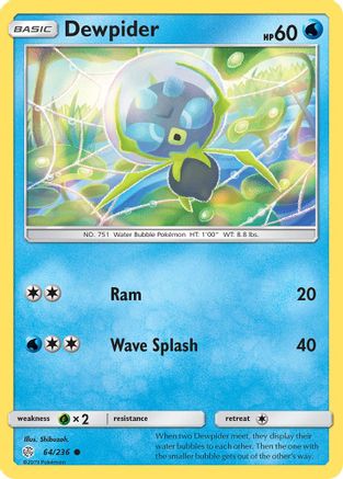 Dewpider/236 - SM  Cosmic Eclipse Reverse Holofoil
