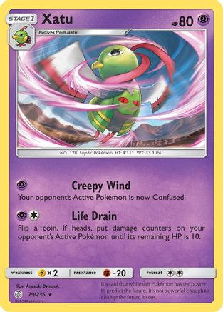 Xatu/236 - SM  Cosmic Eclipse Reverse Holofoil
