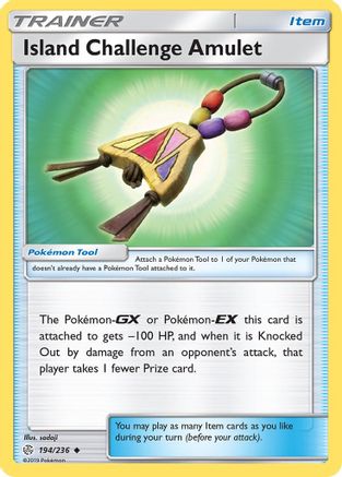 Island Challenge Amulet/236 - SM  Cosmic Eclipse Reverse Holofoil
