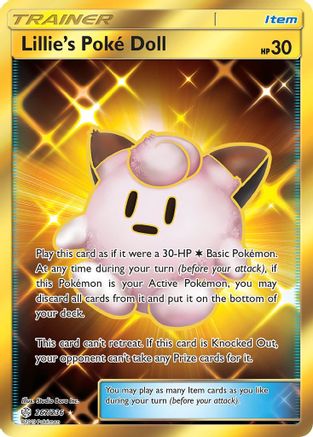 Lillie's Poke Doll (Secret)/236 - SM  Cosmic Eclipse Holofoil