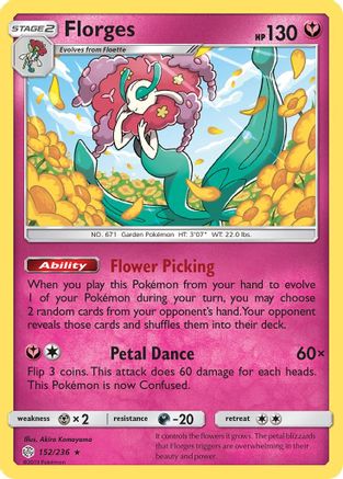 Florges 152/236 - SM  Cosmic Eclipse