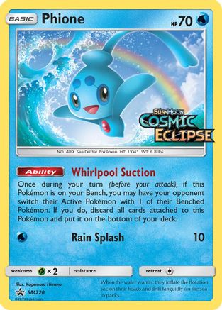 Phione - SM220 (Prerelease)/248 - SM Promos Holofoil