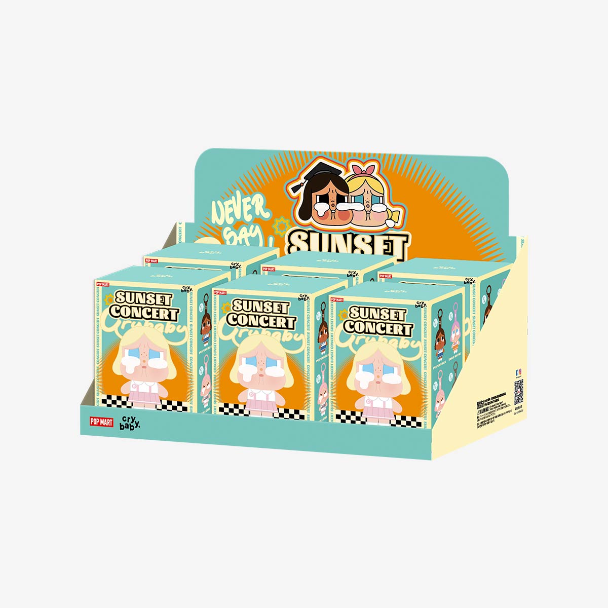 Pop Mart Cry Baby Sunset Concert Plush Pendant Blind Box (1 Random Box)