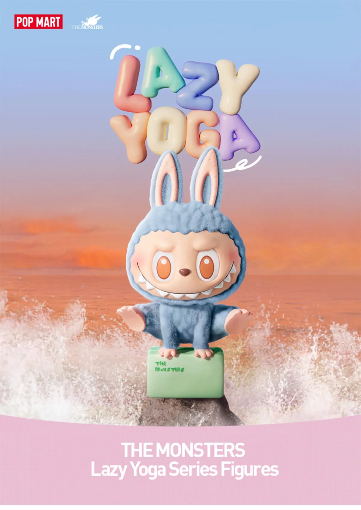 Labubu - The Monsters Lazy Yoga Series Figures
