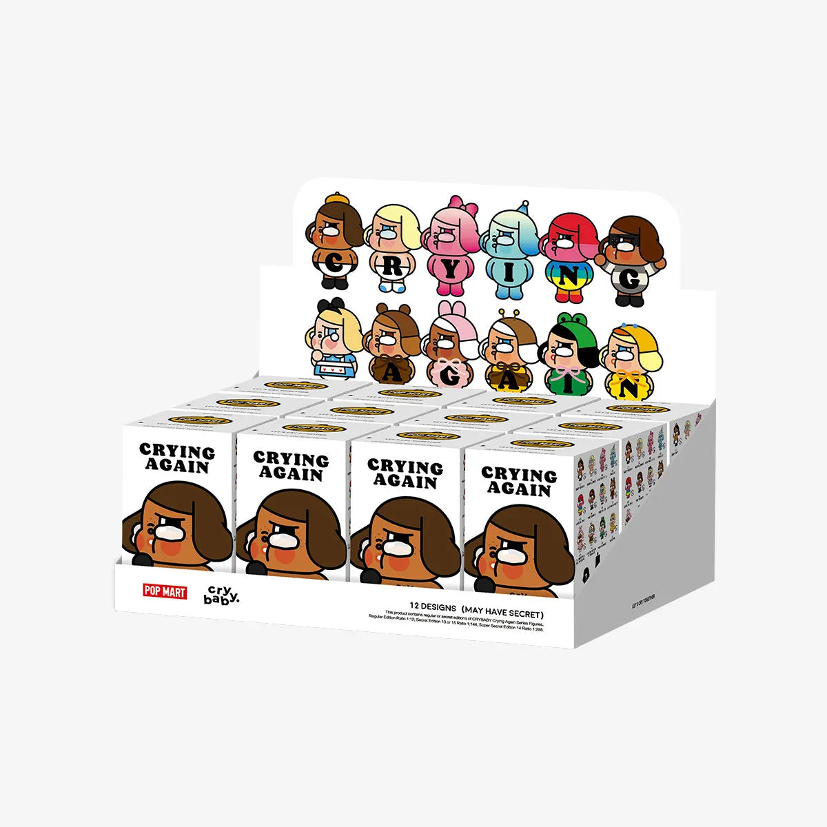 Amazon Crying Box Pop Mart Cry Baby Crying Again Blind Box (1 Random Box) – Banana Games ...