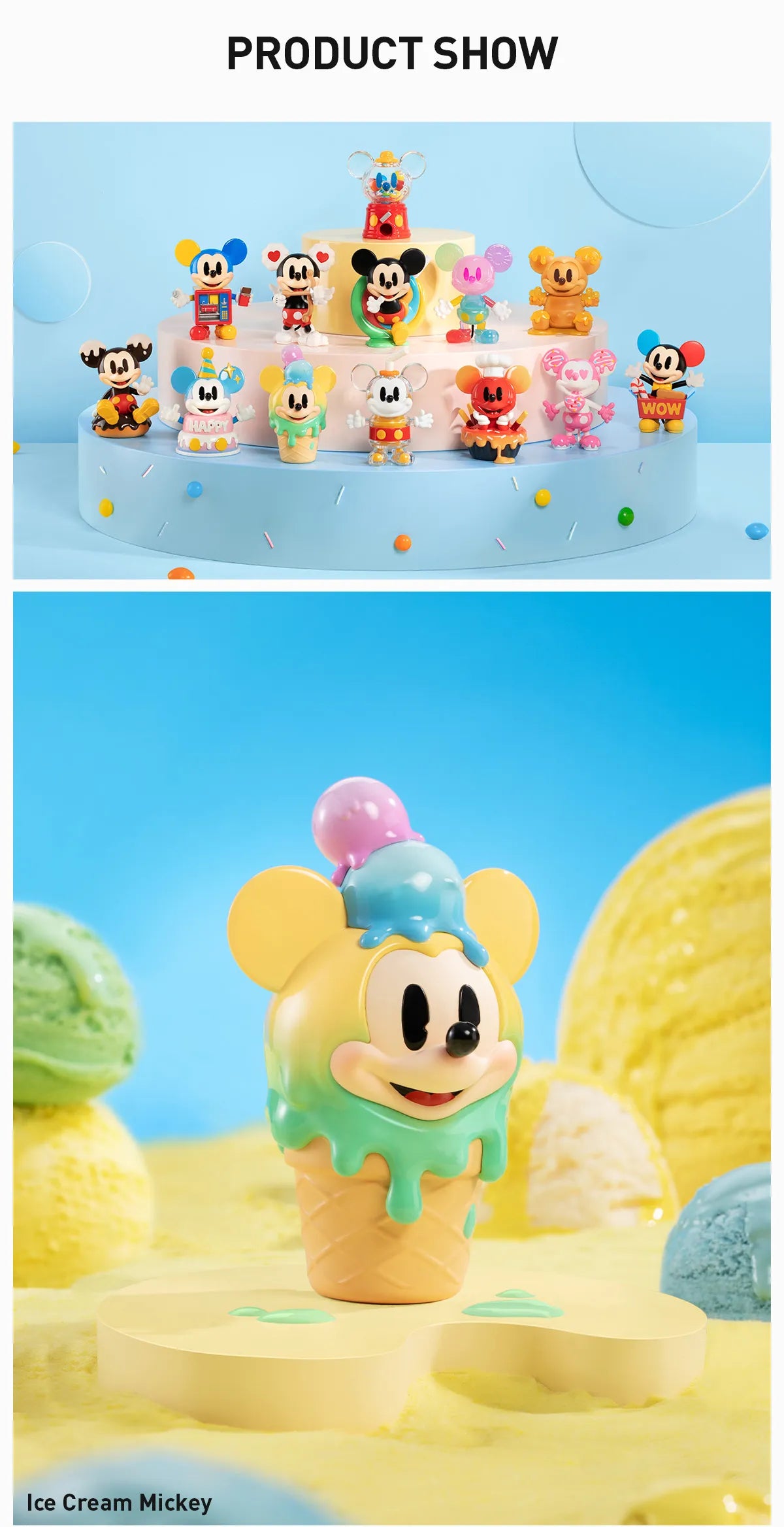 Pop Mart Disney - Mickey Childhood of Boundless Imagination Series Figures Blind Box (1 Random Box)