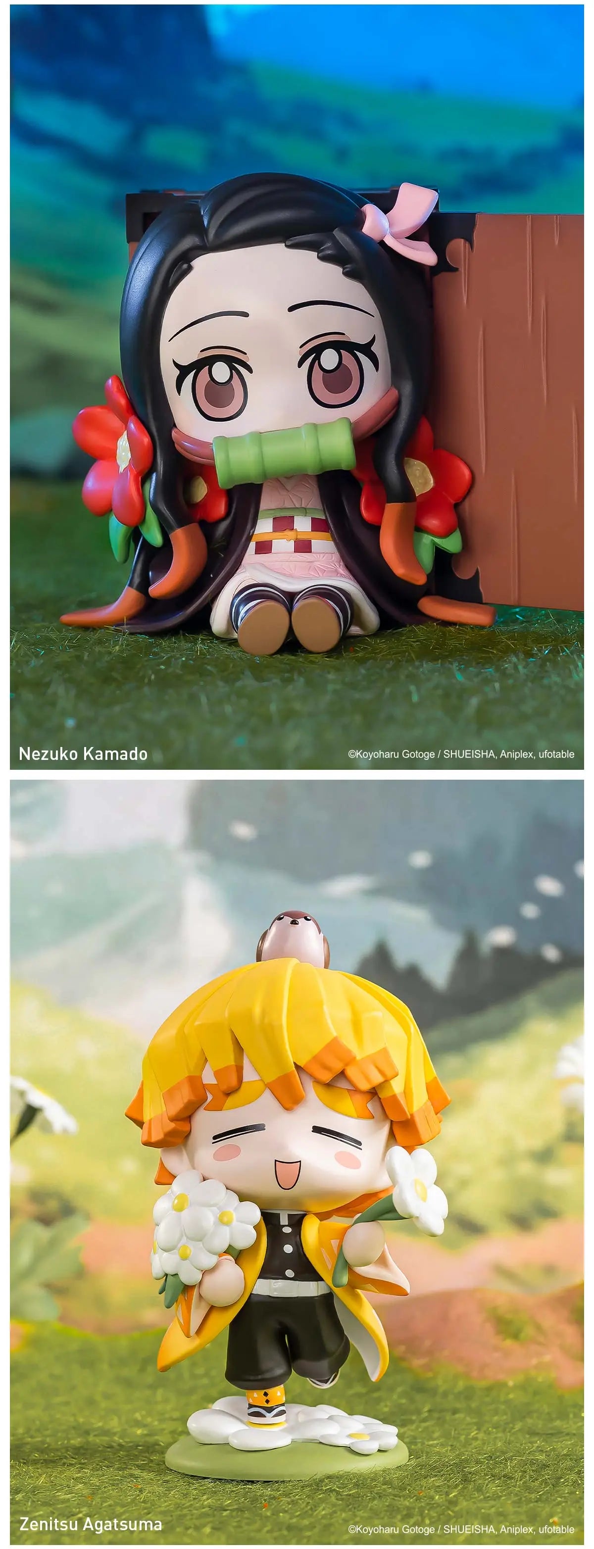 Pop Mart Demon Slayer Kimetsu no Yaiba Birth Flower Series Figures Blind Box (1 Random Box)