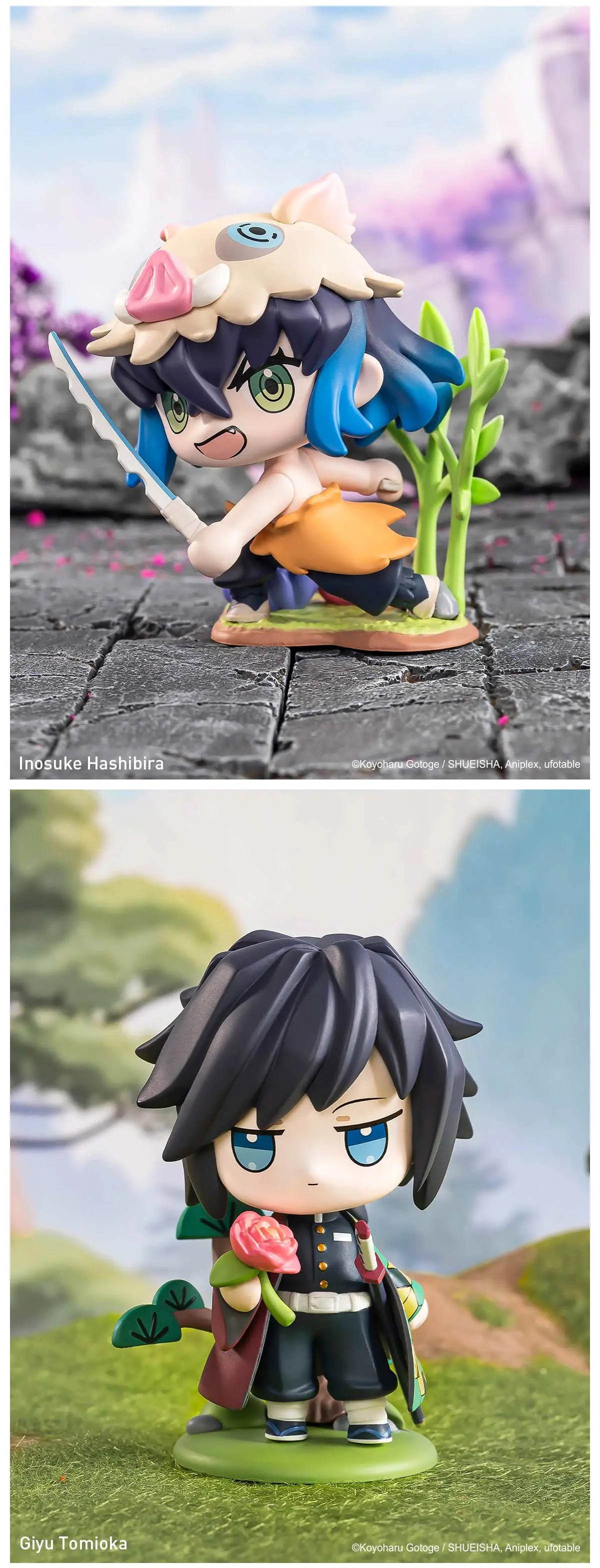 Pop Mart Demon Slayer Kimetsu no Yaiba Birth Flower Series Figures Blind Box (1 Random Box)
