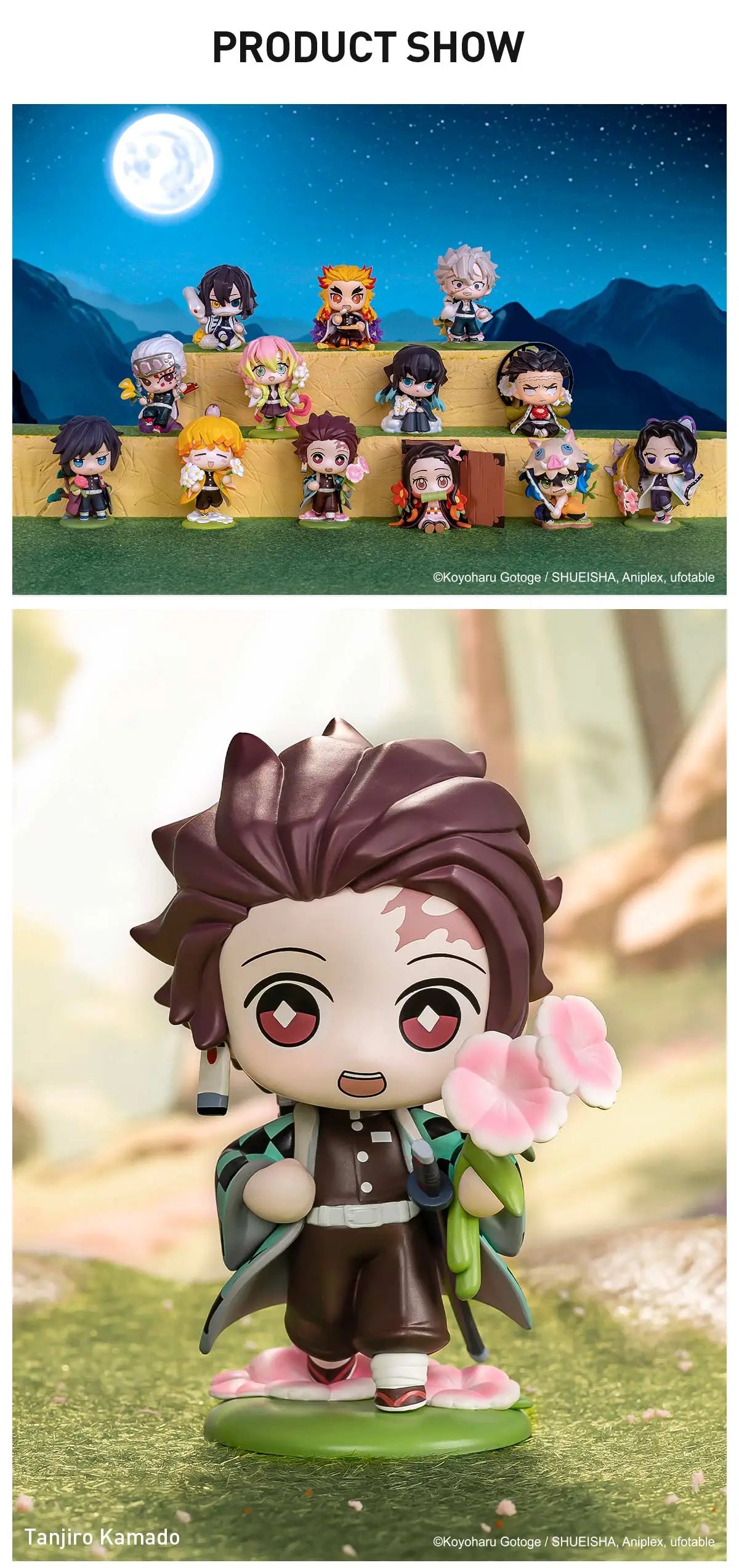 Pop Mart Demon Slayer Kimetsu no Yaiba Birth Flower Series Figures Blind Box (1 Random Box)