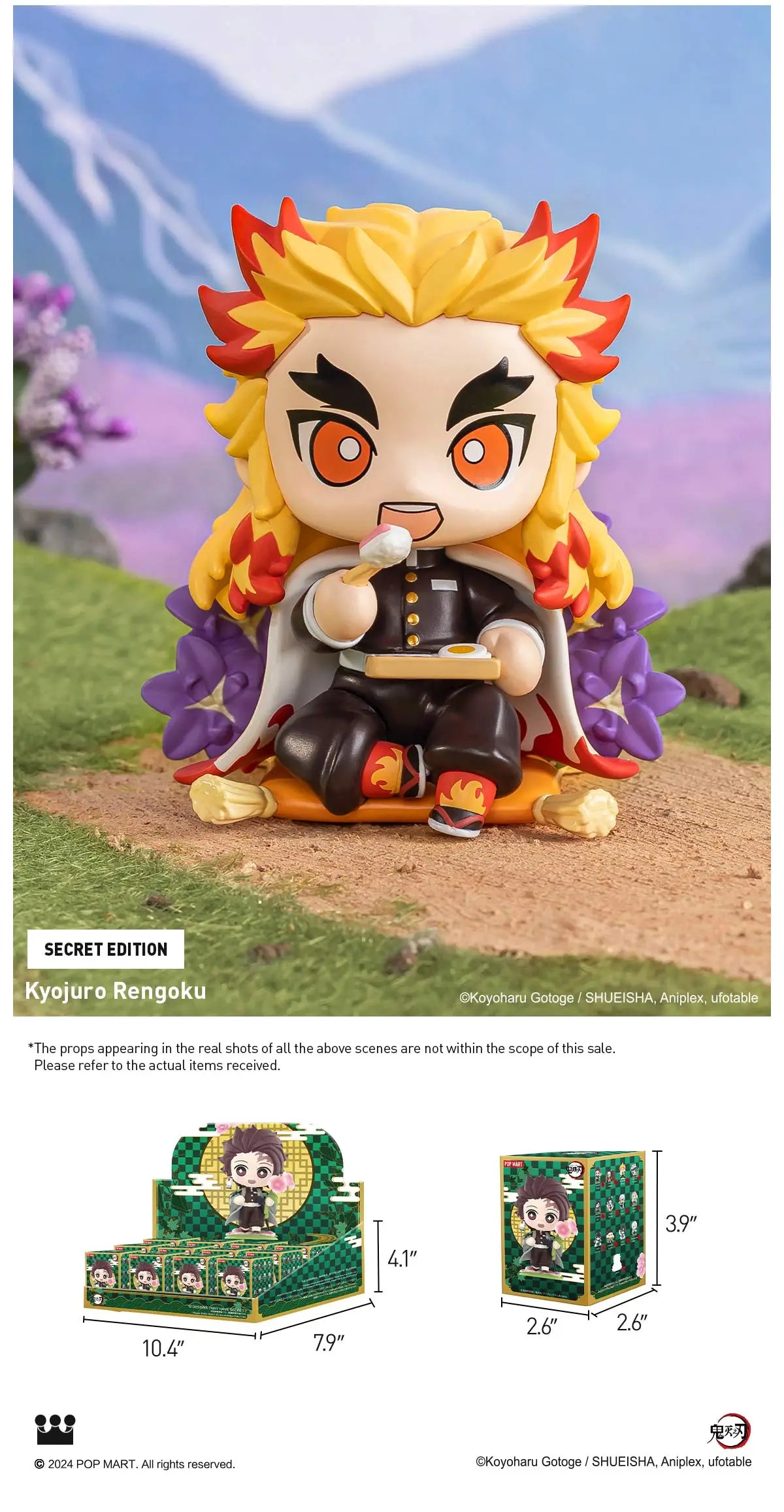 Pop Mart Demon Slayer Kimetsu no Yaiba Birth Flower Series Figures Blind Box (1 Random Box)