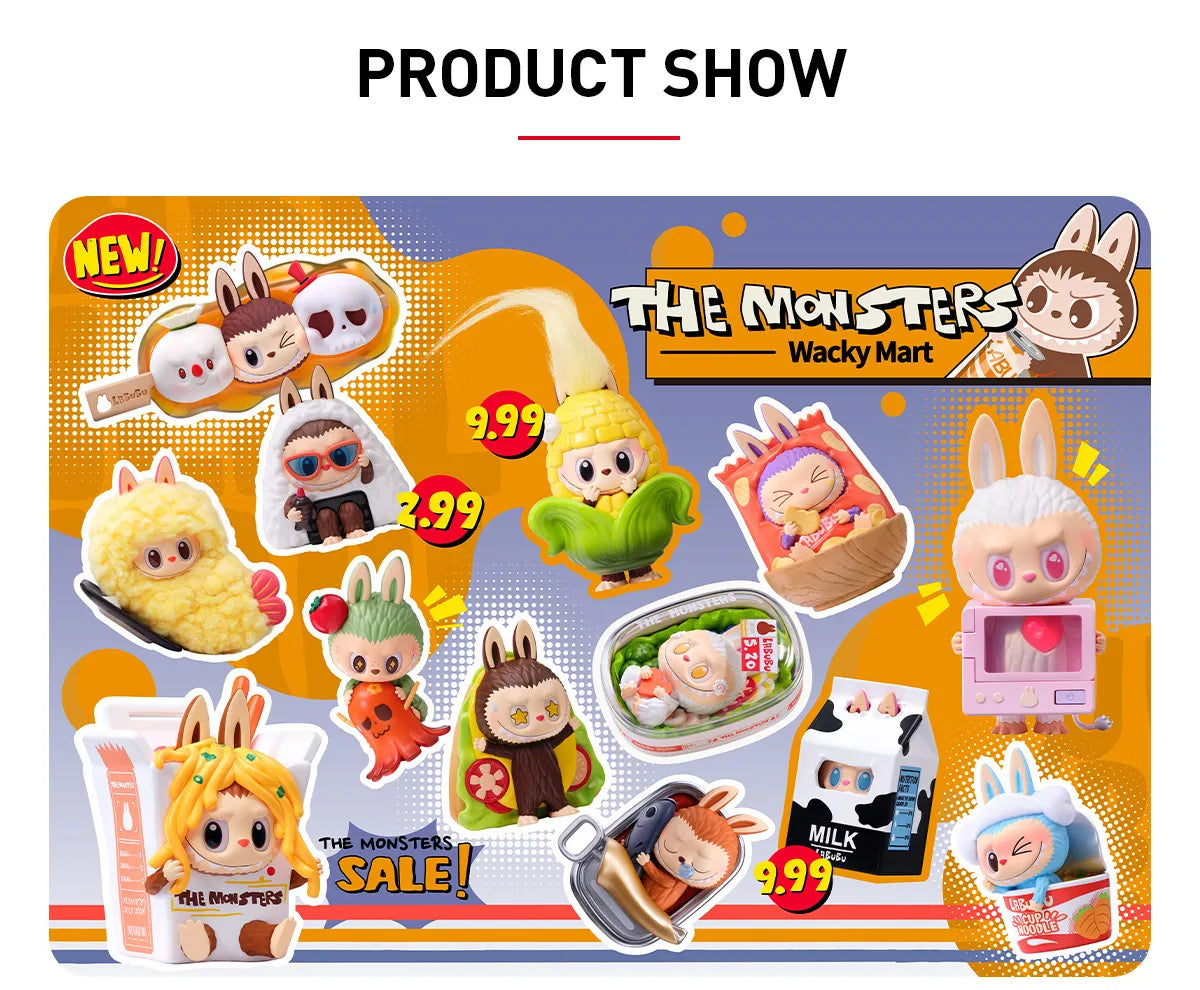 Labubu - The Monsters Wacky Mart Series Figure (1 Complete Case)
