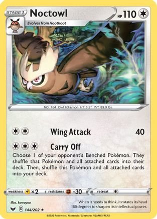 Noctowl/202 - SWSH01 Sword & Shield Base Set Reverse Holofoil