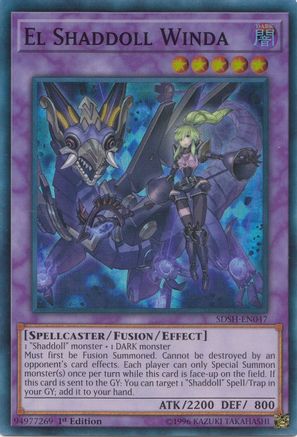 El Shaddoll Winda (SDSH-EN047) - Structure Deck: Shaddoll Showdown 1st Edition