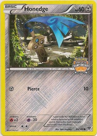Honedge - 83/146 (Regional Championships) - League & Championship Cards Reverse Holofoil