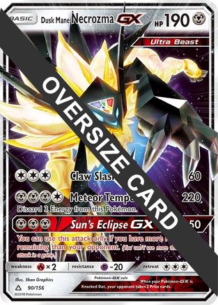 Dusk Mane Necrozma GX - 90/156 - Jumbo Cards Holofoil